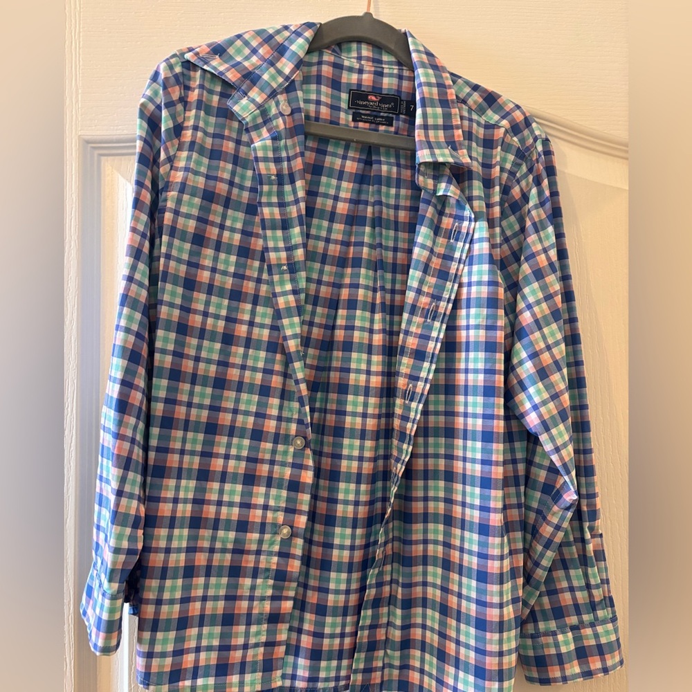 Vineyard Vines Multicolor Plaid Shirt Jacket